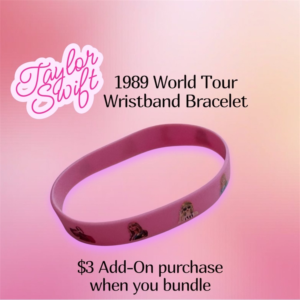 $3 Add-On 🆕Taylor Swift Pink Tour Bracelet